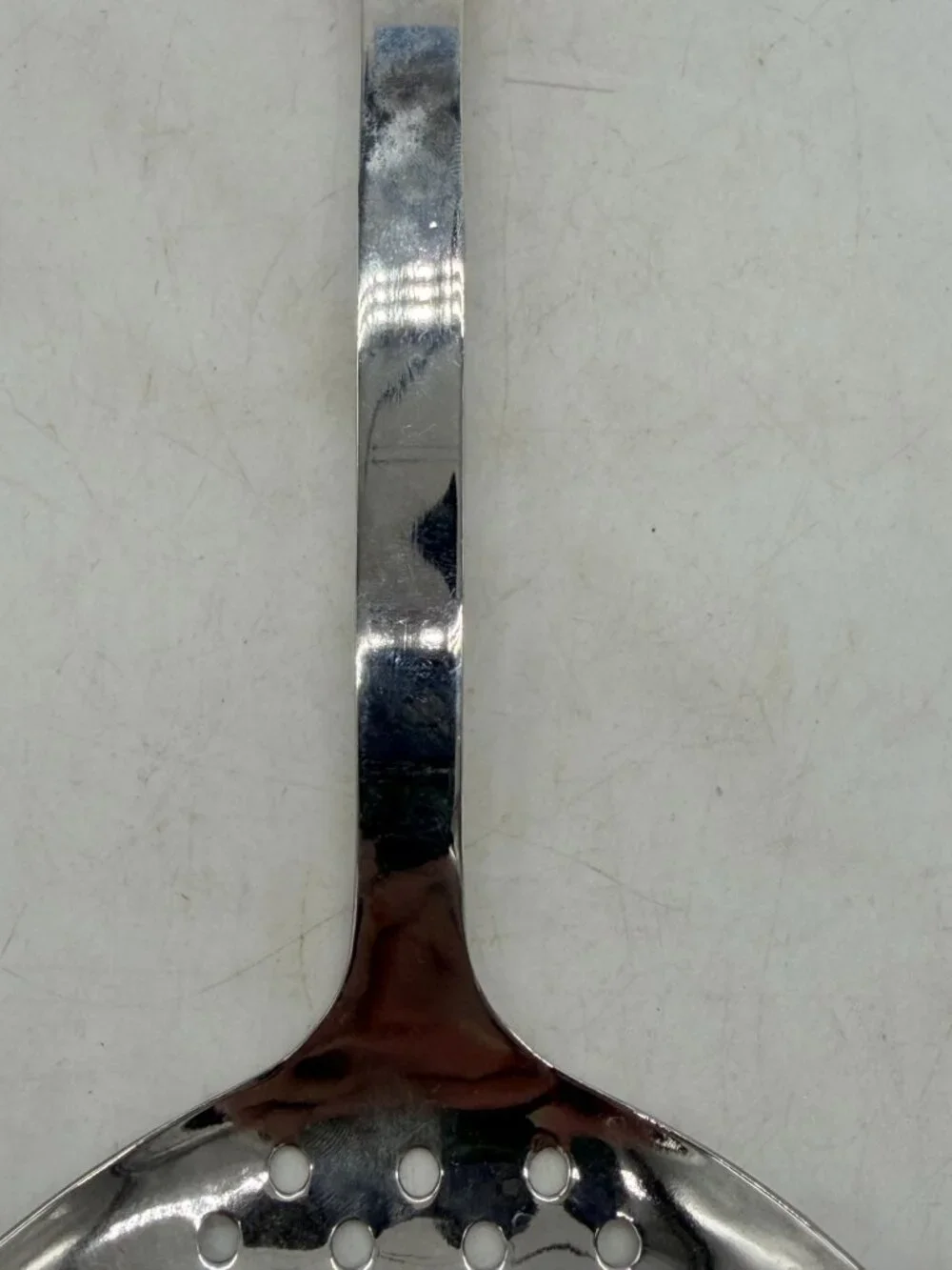 Brandani Stainless Steel Slotted Spoon Strainer Copper Handle